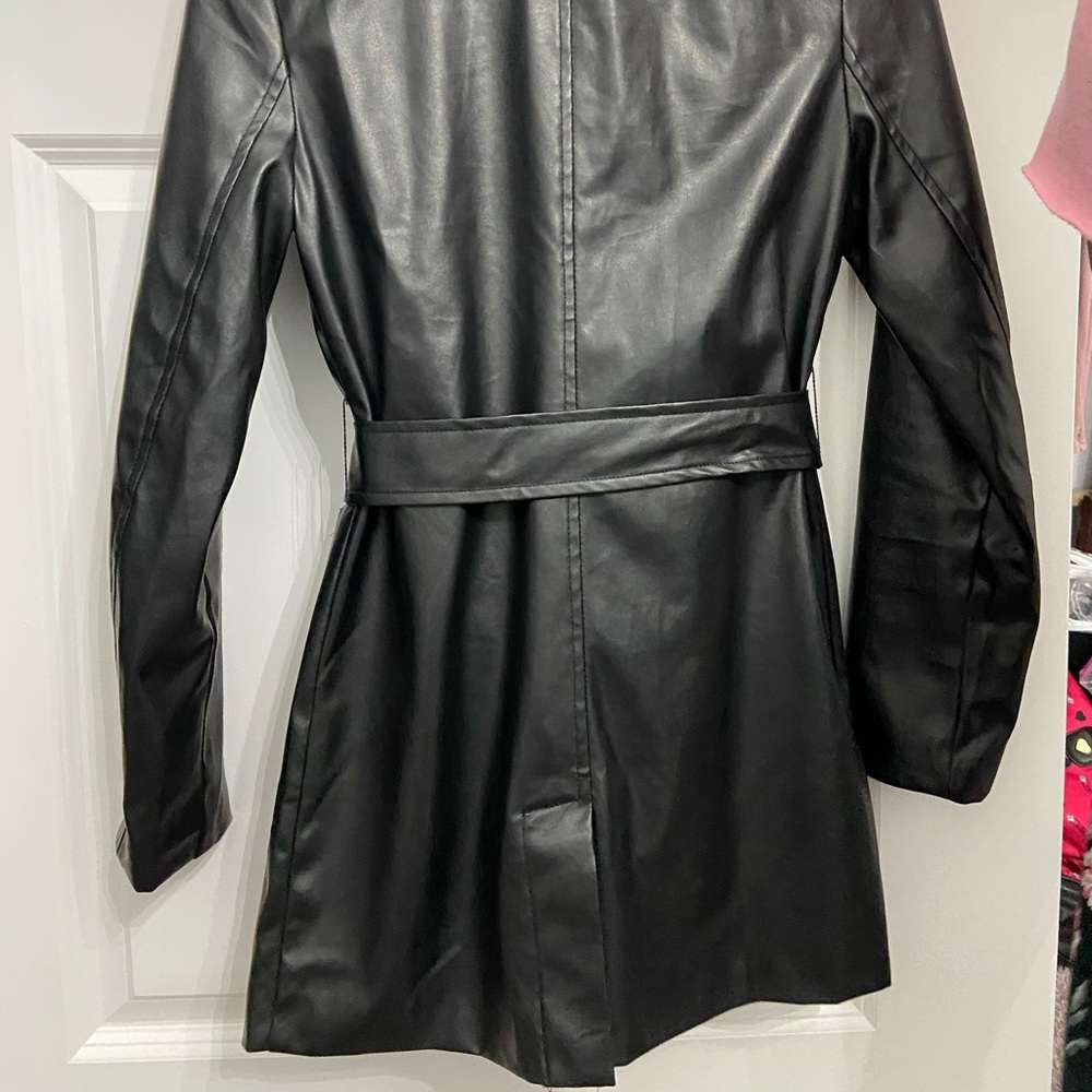 Leather Jacket with belt